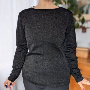 Charter Club - 90s Vintage Shimmer sweater tunic - XL